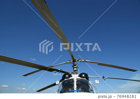 Details of the rotor current military helicopter closeup Details of the rotor current military helicopter closeup 76948281