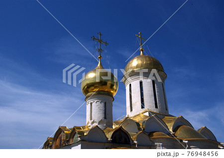 Trinity Sergius Lavra in Sergiev Posad. Russian Federation. UNESCO World Heritage Site. Trinity Sergius Lavra in Sergiev Posad. Russian Federation. UNESCO World Heritage Site. 76948456