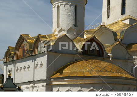 Trinity Sergius Lavra in Sergiev Posad. Russian Federation. UNESCO World Heritage Site. Trinity Sergius Lavra in Sergiev Posad. Russian Federation. UNESCO World Heritage Site. 76948457