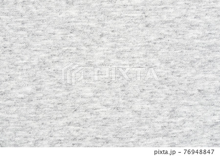 ライトグレーの布地 クローズアップ ライトグレーの布地 クローズアップ 76948847