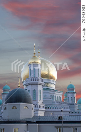 Moscow Cathedral Mosque, Russia -- the main mosque in Moscow, new landmark 76948983