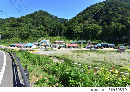 2020年夏、岩手県の北山崎と周辺の風景 2020年夏、岩手県の北山崎と周辺の風景 76950330