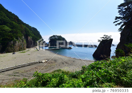 2020年夏、岩手県の北山崎と周辺の風景 2020年夏、岩手県の北山崎と周辺の風景 76950335
