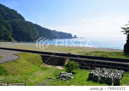 2020年夏、岩手県の北山崎と周辺の風景 2020年夏、岩手県の北山崎と周辺の風景 76950352