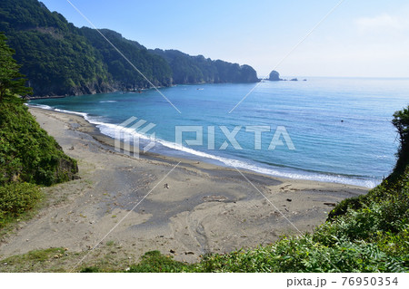 2020年夏、岩手県の北山崎と周辺の風景 2020年夏、岩手県の北山崎と周辺の風景 76950354