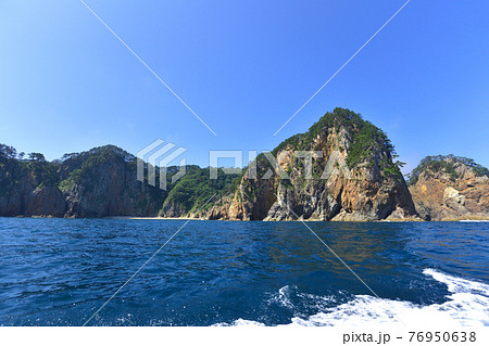 2020年夏の岩手県北山崎と周辺の風景 76950638