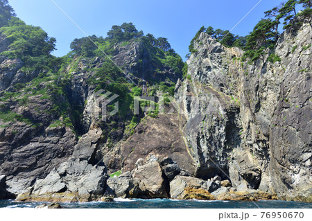 2020年夏の岩手県北山崎と周辺の風景 2020年夏の岩手県北山崎と周辺の風景 76950670