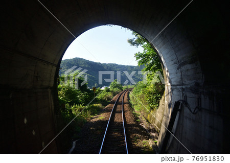 2020年、宮古駅から普代駅までの三陸鉄道リアス線風景と車窓からの風景 76951830