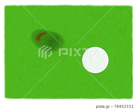 ゴルフマナー・ボールマーク 76952552