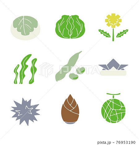食べ物植物 アイコン 五月のイラスト素材