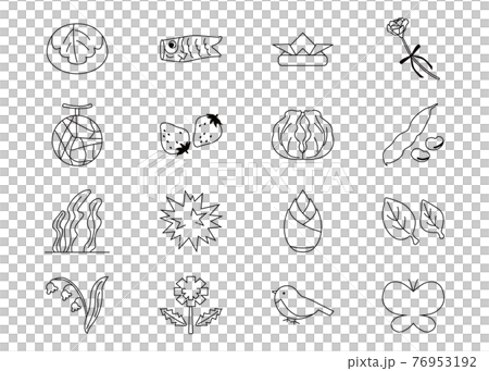 Simple icon May 76953192