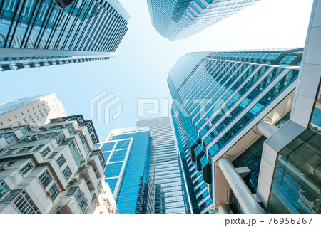business facade, office building modern real estate business facade, office building modern real estate 76956267