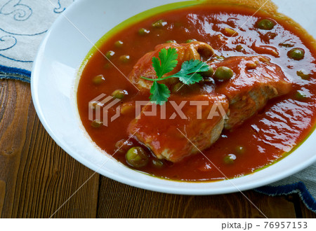 Mexican meat stew 76957153