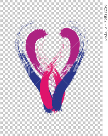 Heart Multicolored Valentine Day Beautiful Greeting Card Three Hearts One Grunge Background Color Illustrator Heart Multicolored Valentine Day Beautiful Greeting Card Three Hearts One Grunge Background Color Illustrator 76958256