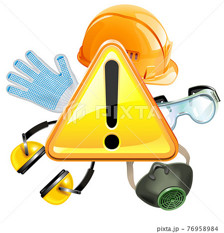 Vector Protective Equipment Concept with Triangle Sign 76958984