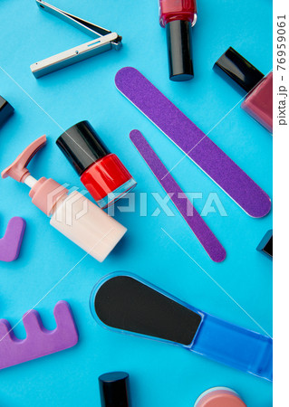 Nail care products, color polish in bottles Nail care products, color polish in bottles 76959061