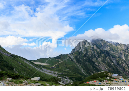 剱沢キャンプ場付近の景色 剱沢キャンプ場付近の景色 76959802