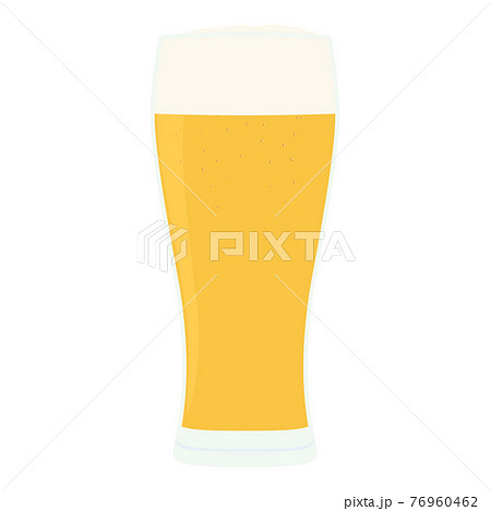 生ビール 素材イラストのイラスト素材