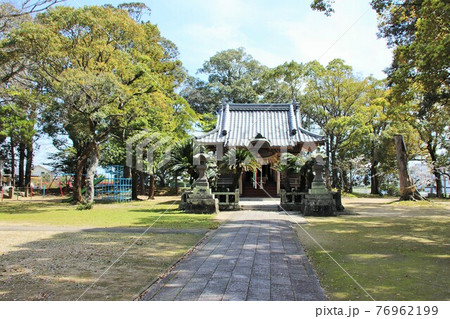 久留米市の赤司八幡宮 76962199