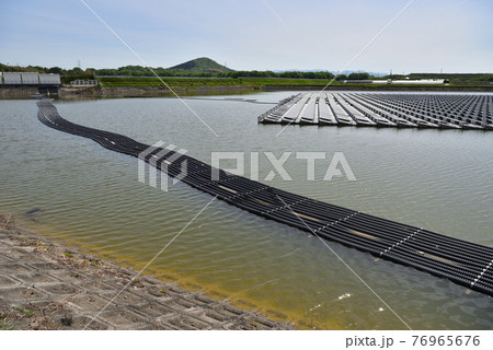 太陽光発電 フロート式メガソーラー 太陽光発電 フロート式メガソーラー 76965676