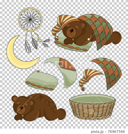 hibernating bear clipart phone