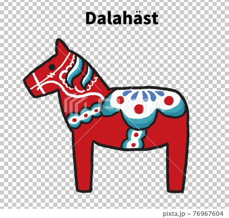 紅色達納拉馬的插圖 76967604