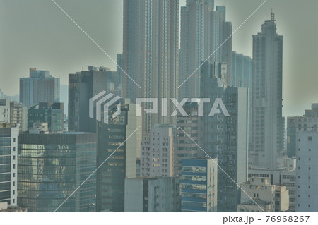 23 April 2021 the skyscape of the mong kok, hong kong 23 April 2021 the skyscape of the mong kok, hong kong 76968267
