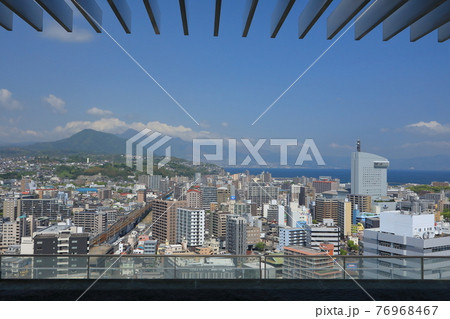 天空露天風呂と大分市街(別府方向) 天空露天風呂と大分市街(別府方向) 76968467