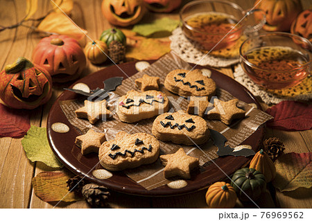 ハロウィン　クッキーイメージ 76969562