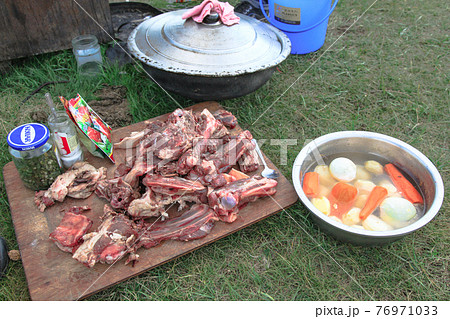 モンゴル テレルジ国立公園 遊牧民の食事 Terelj National Park モンゴル テレルジ国立公園 遊牧民の食事 Terelj National Park 76971033