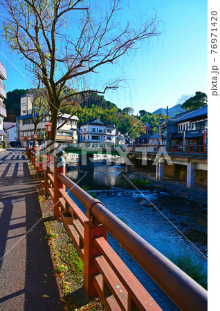 湯村温泉 春来川 遊歩道 新温泉町 湯村温泉 春来川 遊歩道 新温泉町 76971420