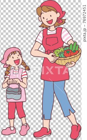 アウトドア母と娘 アウトドア母と娘 76972451