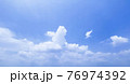 The beautiful clouds on the blue sky. The beautiful clouds on the blue sky. 76974392