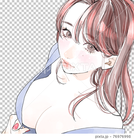 色っぽい女性 76976998