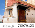 Historic buildings and monuments of Seville, Spain. hands. Statue. Iglesia Colegial Salvador 76979123