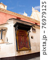 Historic buildings and monuments of Seville, Spain. hands. Statue. Iglesia Colegial Salvador 76979125