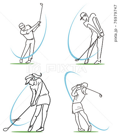 ゴルフスイングセット 76979747