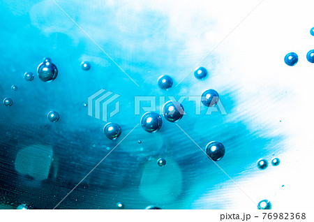 バブル　青色 76982368