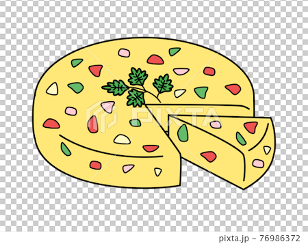 Omelet, vegetables, tapas, bar, Spanish food 76986372