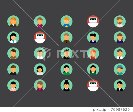 fake account created by bot or anonymous with no identity vector 76987629