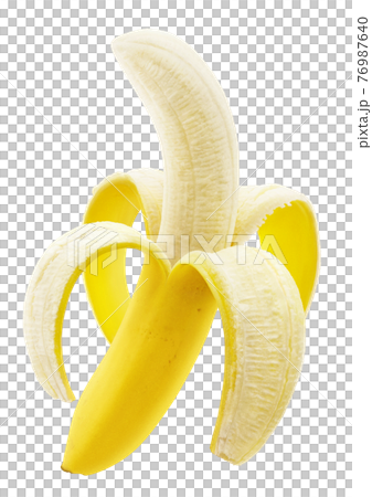 Banana Illustration Real Peel Banana Illustration Real Peel 76987640