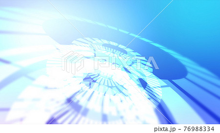 青色同心円の幾何学抽象背景素材 青色同心円の幾何学抽象背景素材 76988334