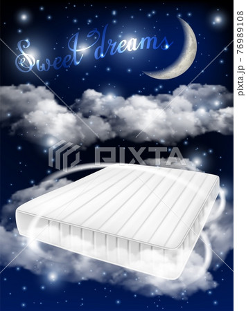 Mattress Ad Vector Realistic Design Templateのイラスト素材 Mattress Ad Vector Realistic Design Templateのイラスト素材