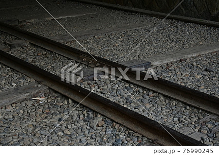 蹴上インクラインのレール 76990245