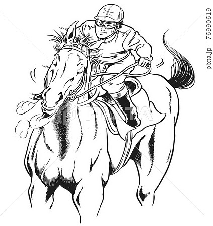 競走馬,と騎手,コントロール 76990619