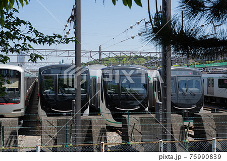 東京急行電鉄長津田検車区の風景 東京急行電鉄長津田検車区の風景 76990839