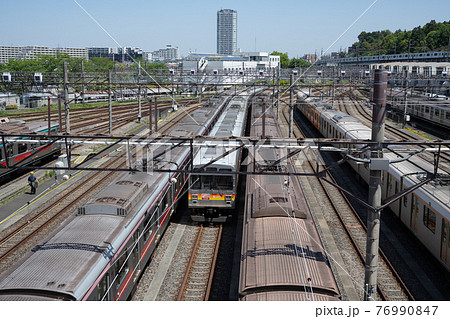 東京急行電鉄長津田検車区の風景 76990847