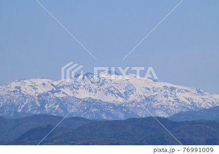 石川県 柴山潟から臨む白山 石川県 柴山潟から臨む白山 76991009