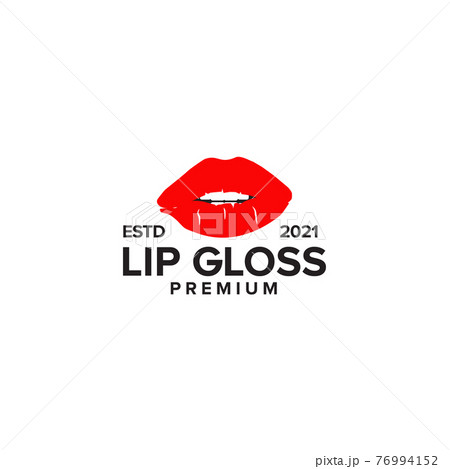 Lip gloss logo design template Lip gloss logo design template 76994152