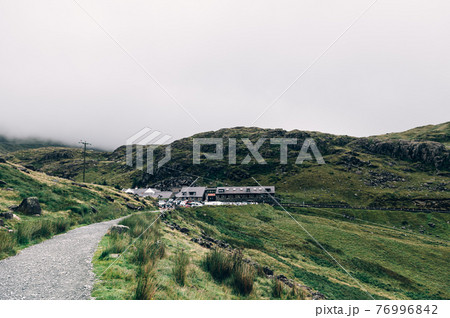 Beautiful landscape panorama of Snowdonia National Park in North Wales, UK 76996842